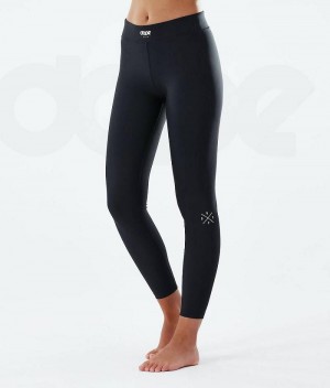 Base Layer Pants γυναικεια Dope Snuggle W μαυρα | Greece_D1557