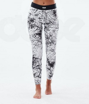 Base Layer Pants γυναικεια Dope Snuggle W ασπρα μαυρα | Greece_D2010
