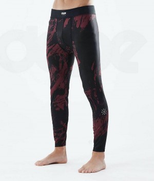 Base Layer Pants ανδρικα Dope Snuggle μπορντο | Greece_D2322