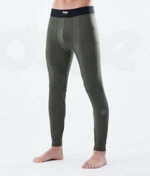 Base Layer Pants ανδρικα Dope Snuggle Ελιά | Greece_D1984