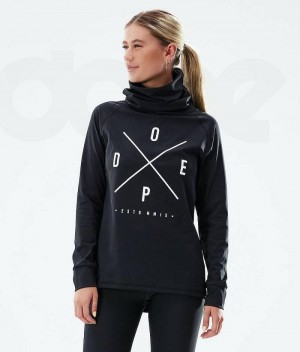 Base Layer Tops γυναικεια Dope Snuggle W μαυρα | Greece_D2328