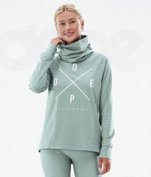 Base Layer Tops γυναικεια Dope Snuggle W πρασινο | Greece_D1265