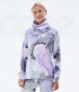 Base Layer Tops γυναικεια Dope Snuggle W μωβ | Greece_D1316