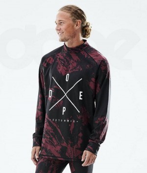 Base Layer Tops ανδρικα Dope Snuggle μπορντο | Greece_D1970