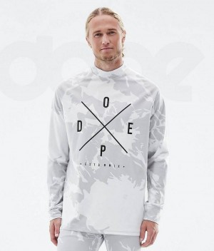 Base Layer Tops ανδρικα Dope Snuggle γκρι καμουφλάζ | Greece_D1494