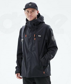 Μπουφαν Outdoor ανδρικα Dope Blizzard Light Full Zip μαυρα | Greece_D1990