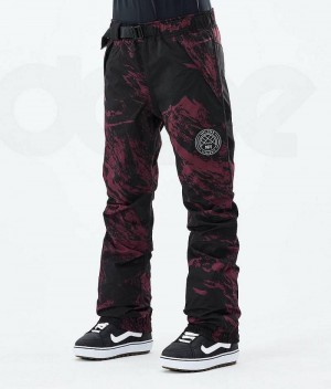 Παντελονι Snowboard γυναικεια Dope Blizzard W 2021 μπορντο | Greece_D2067