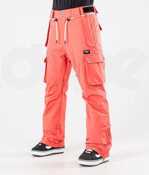 Παντελονι Snowboard γυναικεια Dope Iconic W 2020 κοραλι | Greece_D2229