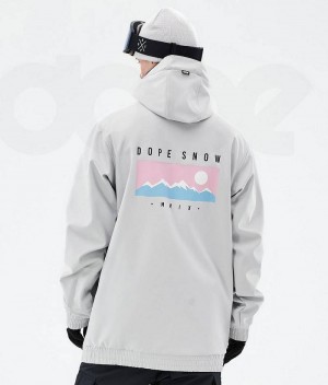 Μπουφαν Snowboard ανδρικα Dope Yeti ανοιχτο γκρι | Greece_D1866