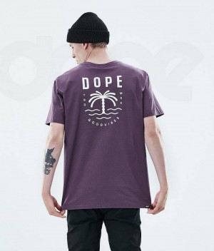 Μπλουζακια ανδρικα Dope Daily μωβ | Greece_D2471