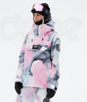 Μπουφάν Σκι γυναικεια Dope Blizzard W 2021 ροζ | Greece_D2196