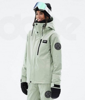 Μπουφάν Σκι γυναικεια Dope Blizzard W Full Zip πρασινο | Greece_D1786