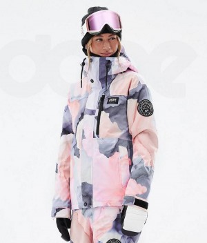 Μπουφάν Σκι γυναικεια Dope Blizzard W Full Zip κοραλι | Greece_D2092