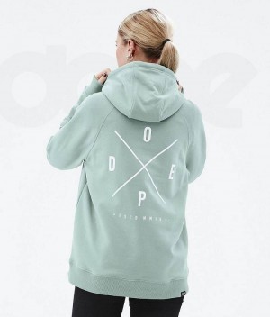 Φουτερ Με Κουκουλα γυναικεια Dope Common W πρασινο | Greece_D2360